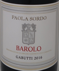 BAROLO CRU GABITTI 2016