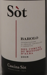 BAROLO DEL COMUNE DI MONFORTE D ALBA 2018