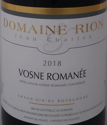 VOSNE ROMANÉE 2018